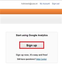 Hướng dẫn cài đặt Google Analytic 2015